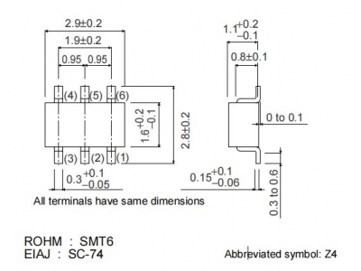 IMZ4 ( Dual General Purpose Transistors )