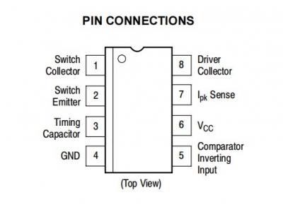 MC34063A ( Inverting Switching Regulator )