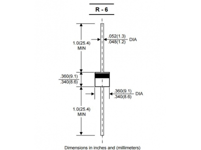 P600M ( 6A Rectifier )